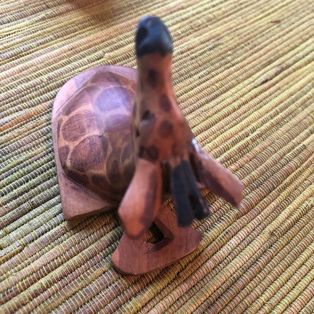 Wood Giraffe Wall Hook